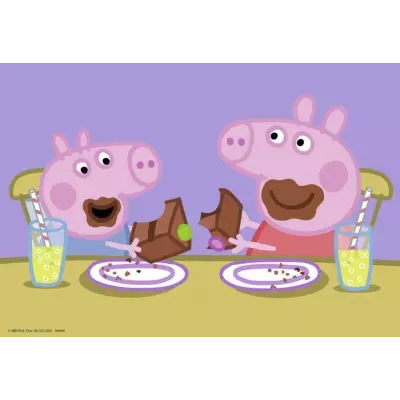 Puzzles Peppa Pig La vie de famille Ravensburger 2x24 pièces PUZZLE