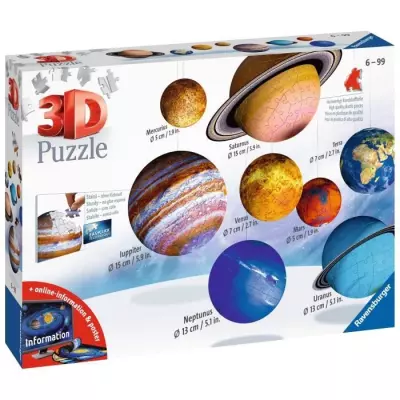 Puzzle 3D Système solaire Ravensburger - 522 pièces