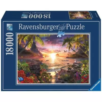Puzzle 18000 pièces Paradis au soleil couchant - Ravensburger
