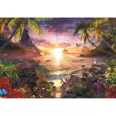 Puzzle 18000 pièces Paradis au soleil couchant - Ravensburger