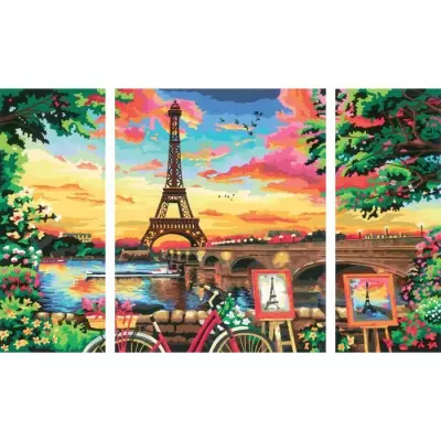 Peinture par numéros triptyque 80x50cm Ravensburger