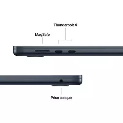 Apple - 15,3 MacBook Air M5 (2026) - RAM 16Go - Stockage 512Go - CPU 10 coeurs - GPU 10 coeurs - Minuit Apple - 15,3 MacBook Air M5 (2026) - RAM 16Go - Stockage 512Go - CPU 10 coeurs - GPU 10 coeurs - Minuit