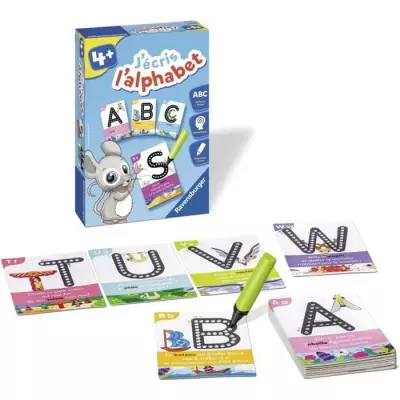 J'écris l'alphabet - Jeu éducatif pour enfant de 4 ans