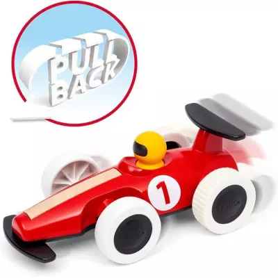 Voiture de course à rétrofriction - Jouet d'éveil premier âge