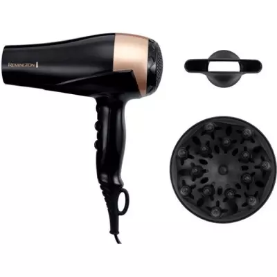 Sèche-cheveux Remington D6098 - 2200W Ionique - Brillance Naturelle et Colorée