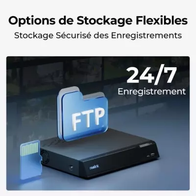 Caméra extérieure REOLINK W320 Blanc - Compacte et performante!