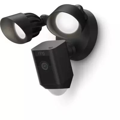 Caméra de Surveillance RING Floodlight Câblée Plus Noir - UE - CAMERA IP