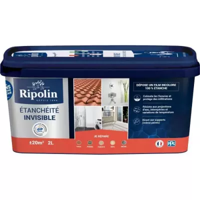 Peinture Anti-infiltrations Multi-supports RIPOLIN - Invisible - 2 L