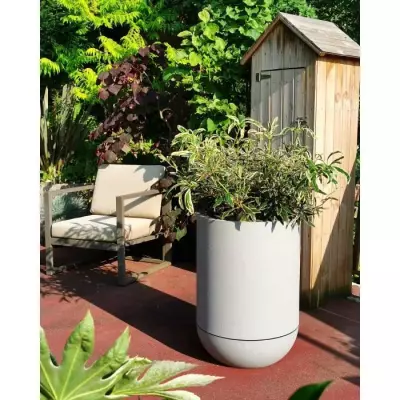Bac à fleurs RISS - RIVIERA GRANIT TULIPE 50cm - JARDINIERE