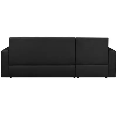 Canapé d'angle convertible noir - Contemporain - Eco-friendly