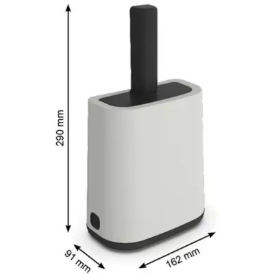 Pelle à litière ROTHO MYPET BIALA - Blanc de Gui, pratique et compacte