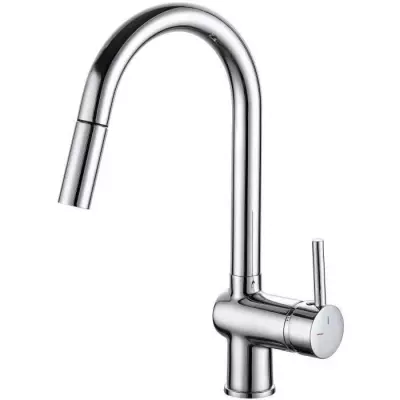 Mitigeur évier FRIBOURG avec douchette chromé - Design pratique et élégant