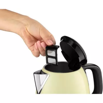 Bouilloire Compacte Russell Hobbs 24994-70 Colours Plus - 1L, Rapide, Anti-Calcaire, Crème