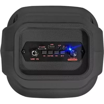 Enceinte Karaoké lumineuse - INOVALLEY - KA22-BTH - Bluetooth V5.0 - 49 cm - 500 W - Noir