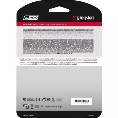 Disque SSD Interne Kingston A400 - 240Go - 2.5
