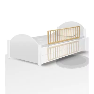 Barrière de lit bois naturel 110 cm FSC 100%
