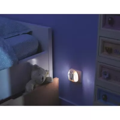 Veilleuse automatique Artic - étoile et lune, sécurisez votre enfant!