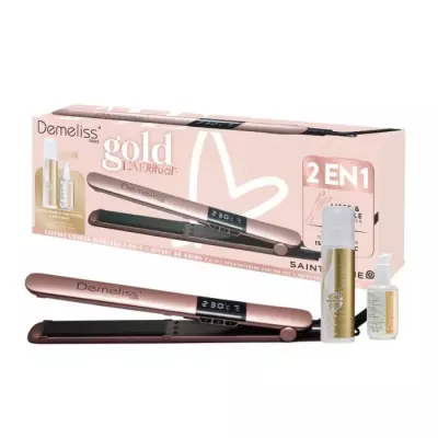 Coffret Premium SAINT ALGUE Demeliss Gold Love - Lisseur 2 en 1 & Soins Inclus