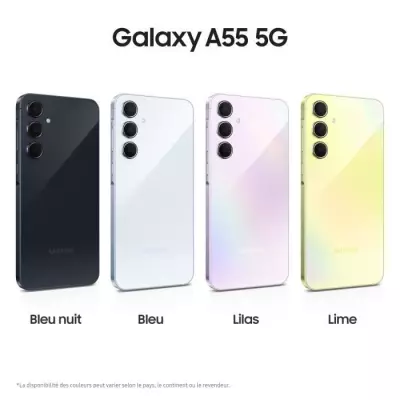 Samsung Galaxy A55 Smartphone 128 Go 5G Bleu: Plus responsable, plus facilement réparable!