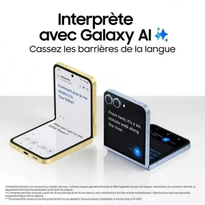 Samsung Galaxy Z Flip6 512 Go Vert - Plus responsable et facilement réparable