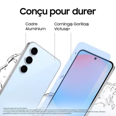 Samsung Galaxy S24 FE Smartphone 128 Go Vert - Plus responsable et facilement réparable