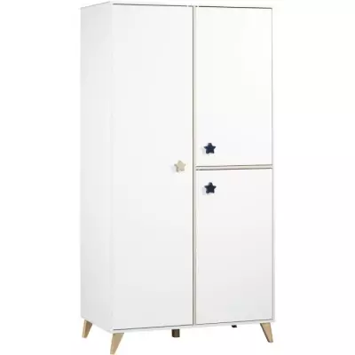 Ensemble chambre bébé OSLO - Lit, Commode à langer, Armoire