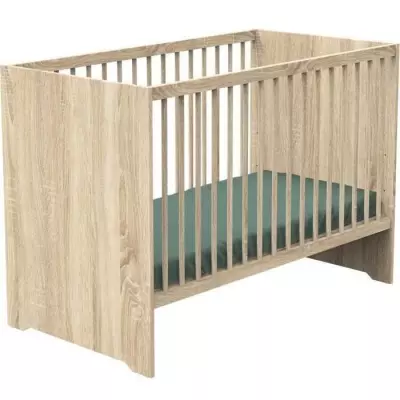 Ensemble Chambre Bébé Duo MONTANA - Lit 120x60 + Commode à langer 2 tiroirs
