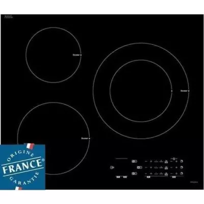 Table de cuisson induction Sauter - 3 zones - 7200 W - L60 x P52 cm