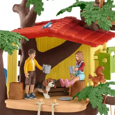 Cabane Aventure dans les Arbres - Coffret 60 Pièces avec Balançoire