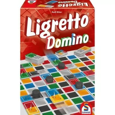 Jeu de Tactique et Jeu Familial Schmidt Spiele Ligretto Domino - Multicolore - 2 à 6 joueurs