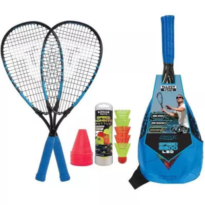 Ensemble Speedbadminton SCHILDKRÖT - Lumières LED - Dimensions compactes