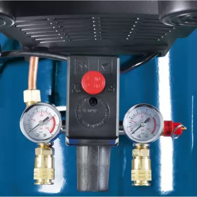 Compresseur d'air horizontal double cylindres Scheppach HC105DC - 100L