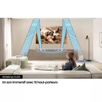 Barre de son 3.1.2ch - SAMSUNG - HW-S811D/XE - Atmos sans fil - Ultra-fine - Wifi - Bluetooth - Contrôle vocal - Q-Symphony 3.0