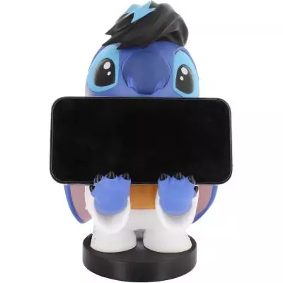 Figurine Disney Stitch Elvis - EXQUISITE GAMING - Cable Guys - Support écouteurs, smartphone ou petit accessoire - 20 cm