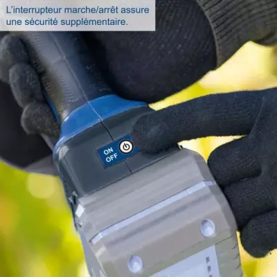 Tronçonneuse sans fil compacte et légère SCHEPPACH 20V IXES