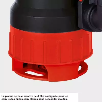 Pompe combinée eaux usées Scheppach DWP750 - 20000 L/h - 750 W