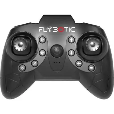 Drone - FLYBOTIC - Stunt Drone - 2,4 GHz - Vol stationnaire - 360° Flip - 2 batteries incluses - Des 14 ans