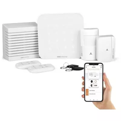 Alarme sans fil Wi-Fi/GSM 4G - KitAlarm SCS SENTINEL - Dimensions colis: 31x26x8 cm
