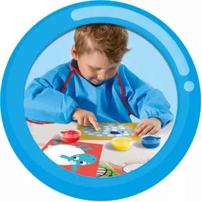 Peinture au doigt SES CREATIVE - My first - Bleu - 12 mois - JEU DE PEINTURE