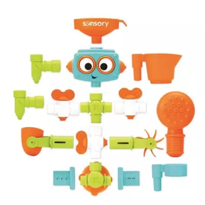 Jeu de bain bébé: Robot Senso - Multi-activités 