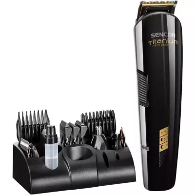 Tondeuse à cheveux pro SENCOR SHP 8305BK - 12 accessoires - Noir