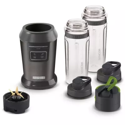 Mixeur SENCOR 800W - 2 vitesses - Noir | Compact 28x17x23cm