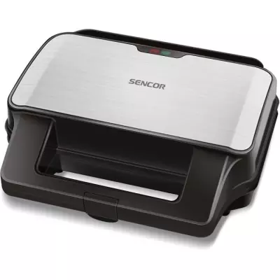 Appareil à croque-monsieur 4 en 1 SENCOR - 900W - Argent