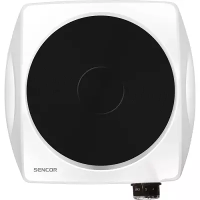 Plaque de cuisson électrique SENCOR 1500W - 1 foyer Blanc