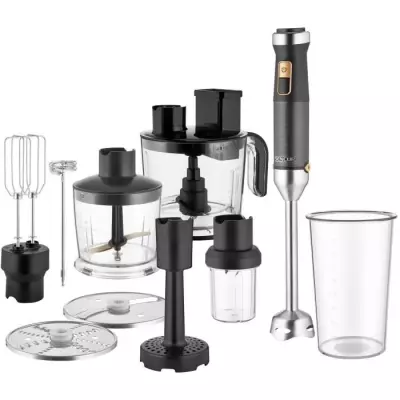 Mixeur plongeant 7 en 1 Sencor SHB6552BK - 1500 W - Noir