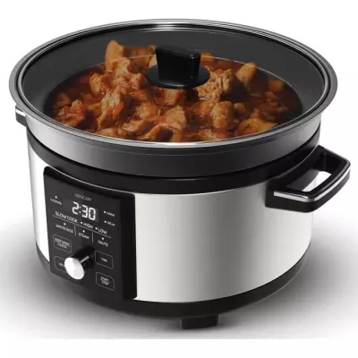 Mijoteuse SENCOR SPR 5520SS 5,5L Gris/Noir - Pratique et Performante
