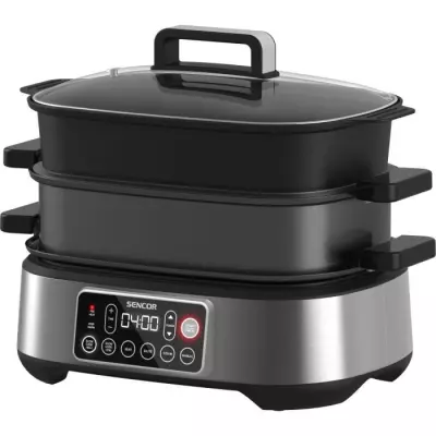 Mijoteuse et Grill Multifonction SENCOR SPR 6300BK 6 L Noir