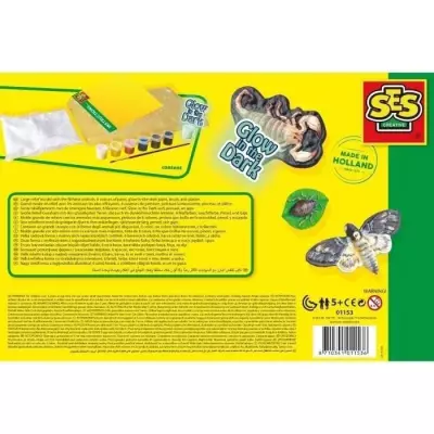 Créez des animaux effrayants avec SES CREATIVE - Kit de moulage et peinture