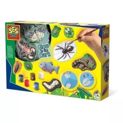 Créez des animaux effrayants avec SES CREATIVE - Kit de moulage et peinture