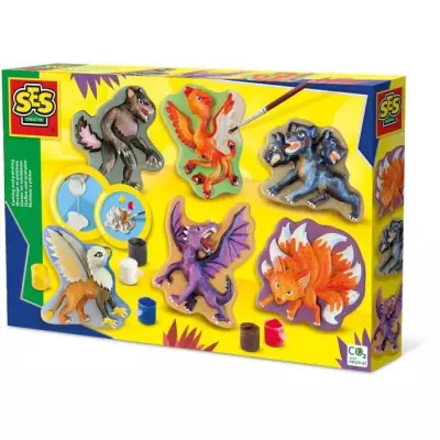 Kit créatif - Créatures mythiques à mouler et peindre